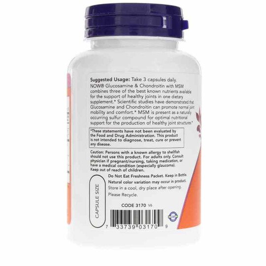 Glucosamine & Chondroitin with MSM, NOW